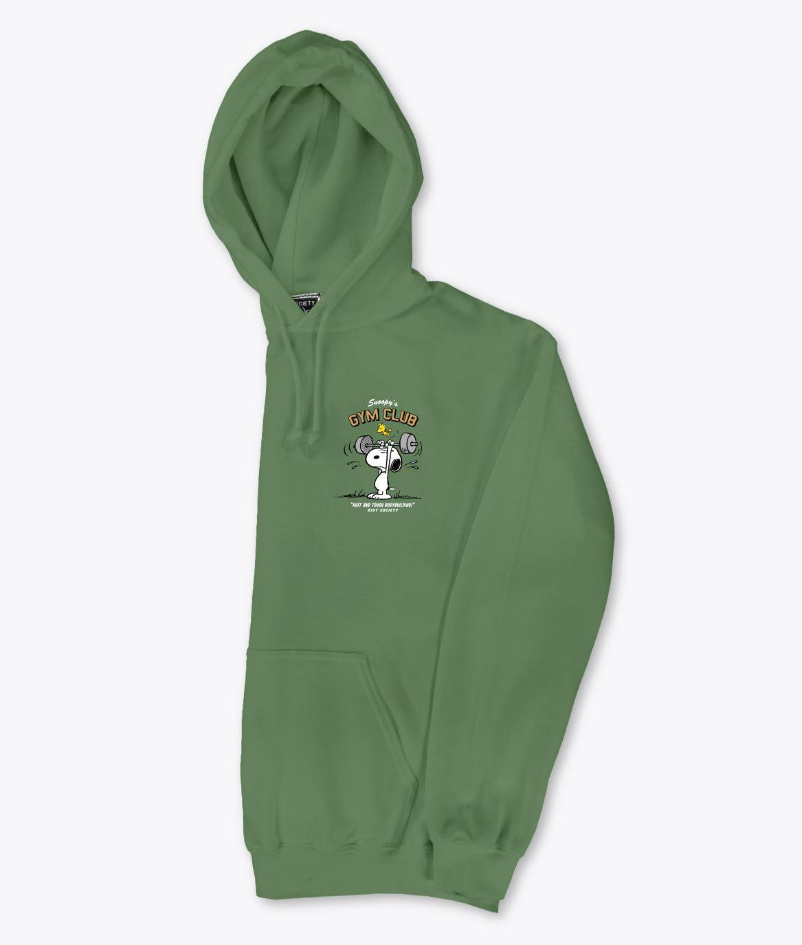 Peanuts Snoopy's Gym Club Womens Hoodie - - Riot Society