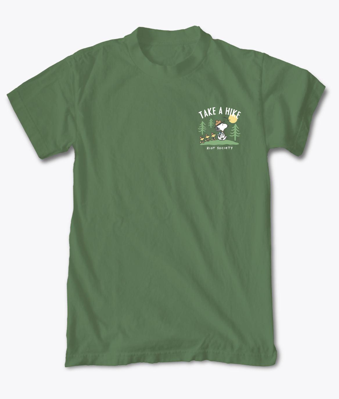 Peanuts Snoopy Take a Hike Mens T-Shirt | Riot Society Clothing