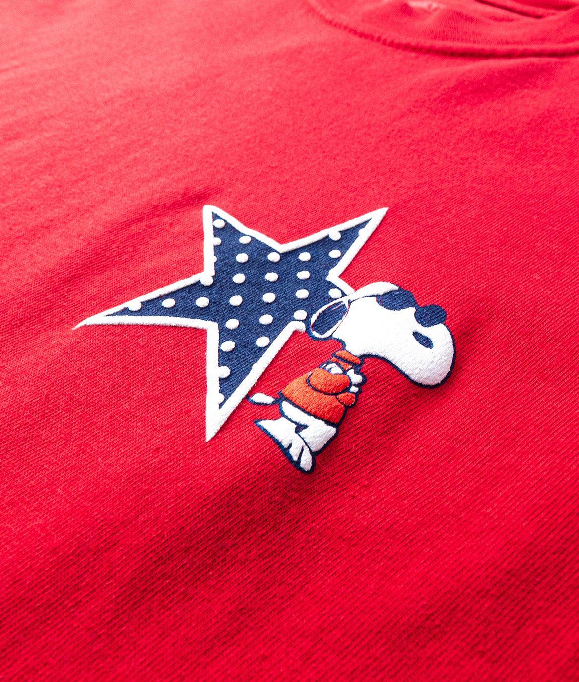 Peanuts Snoopy USA Puff Womens Matching Set - Red - - Riot Society
