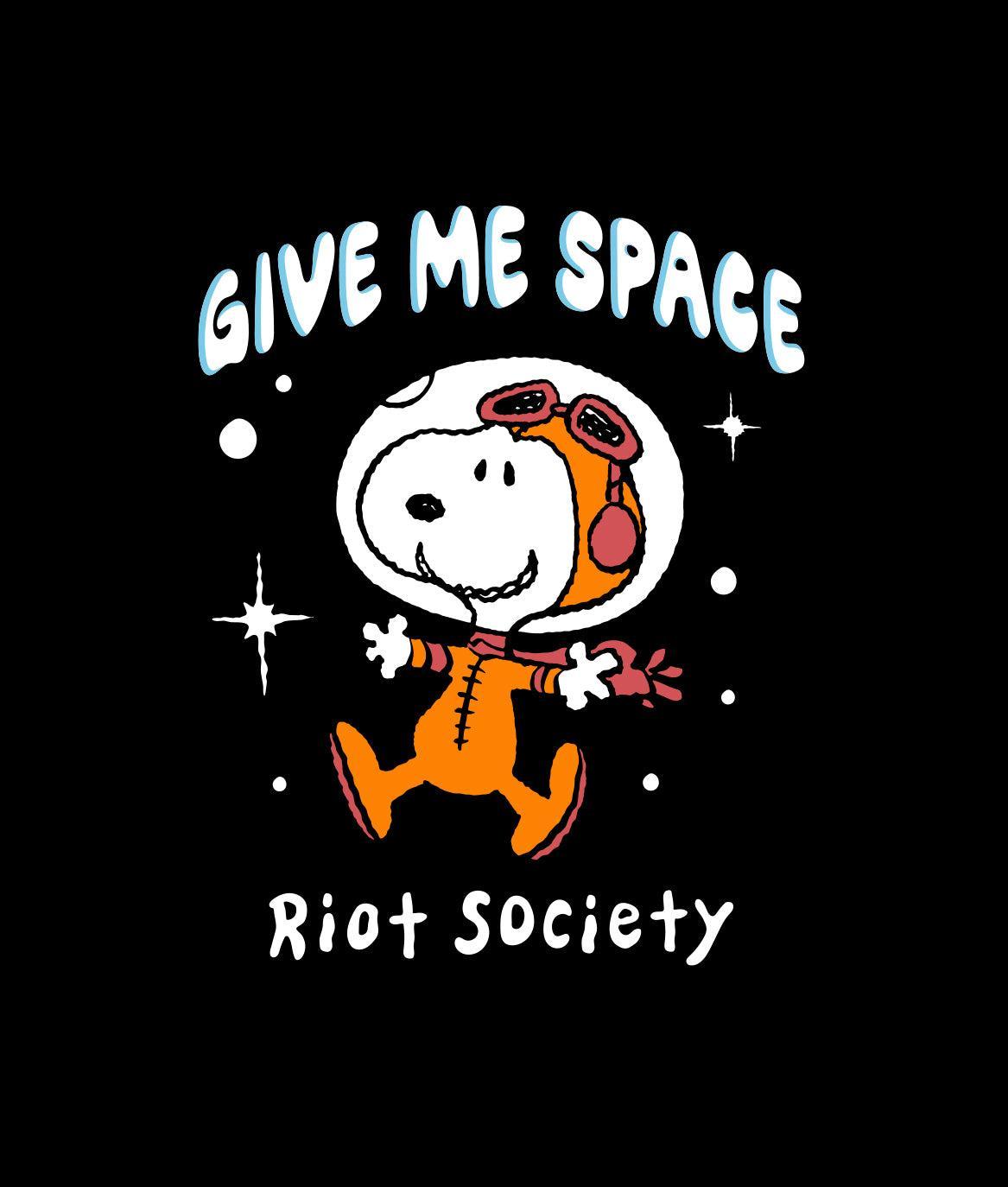 Peanuts Snoopy's Give Me Space Boys Tee - - Riot Society