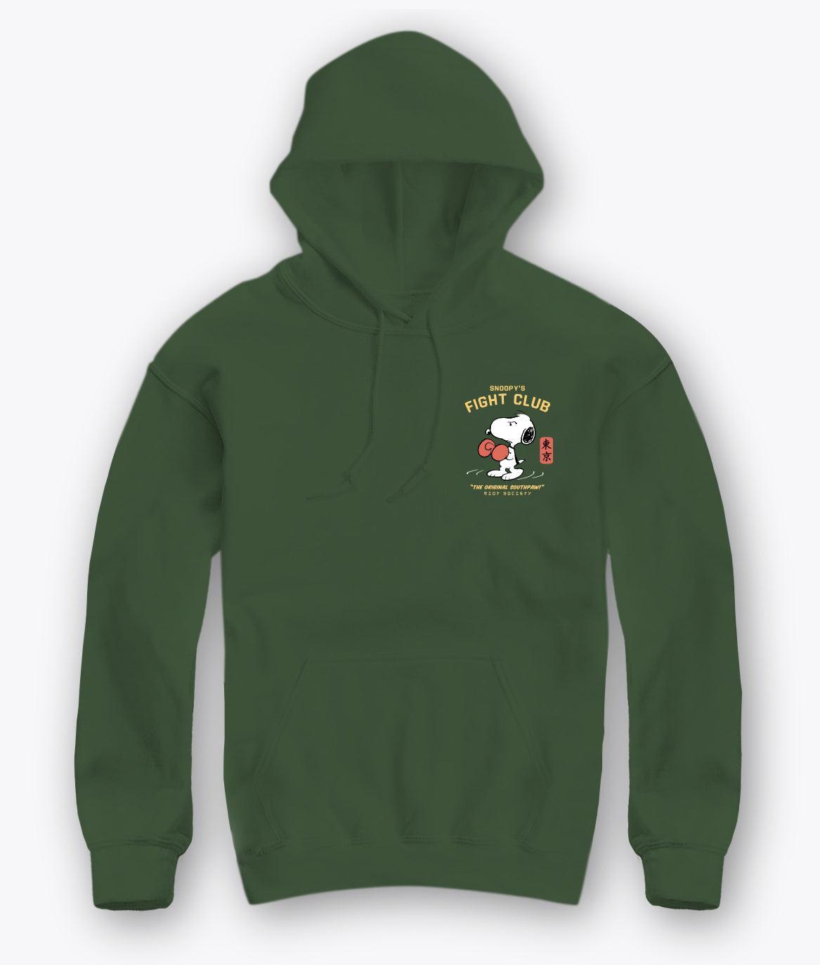 Peanuts Snoopy's Fight Club Mens Hoodie - - Riot Society