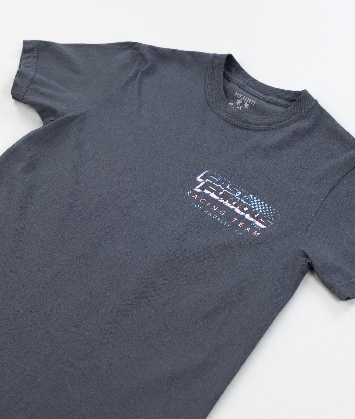 Fast & Furious Racing Team Boyfriend Tee - Graphite - - Riot Society