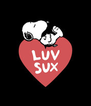 Peanuts Snoopy Luv Sux Womens Hoodie - - Riot Society