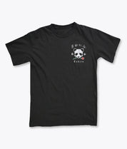 Panda Rose Distressed Premium Wash Mens T-Shirt - - Riot Society