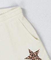 Leopard Star Womens Summer Shorts - - Riot Society