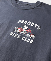 Peanuts Snoopy Bike Club Puff Boyfriend Tee - - Riot Society