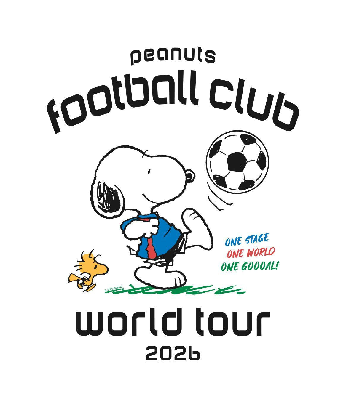 Peanuts Snoopy & Woodstock FC Soccer Mens T-Shirt - White - - Riot Society