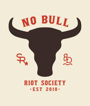 No Bull Cow Skull Mens T-Shirt - - Riot Society