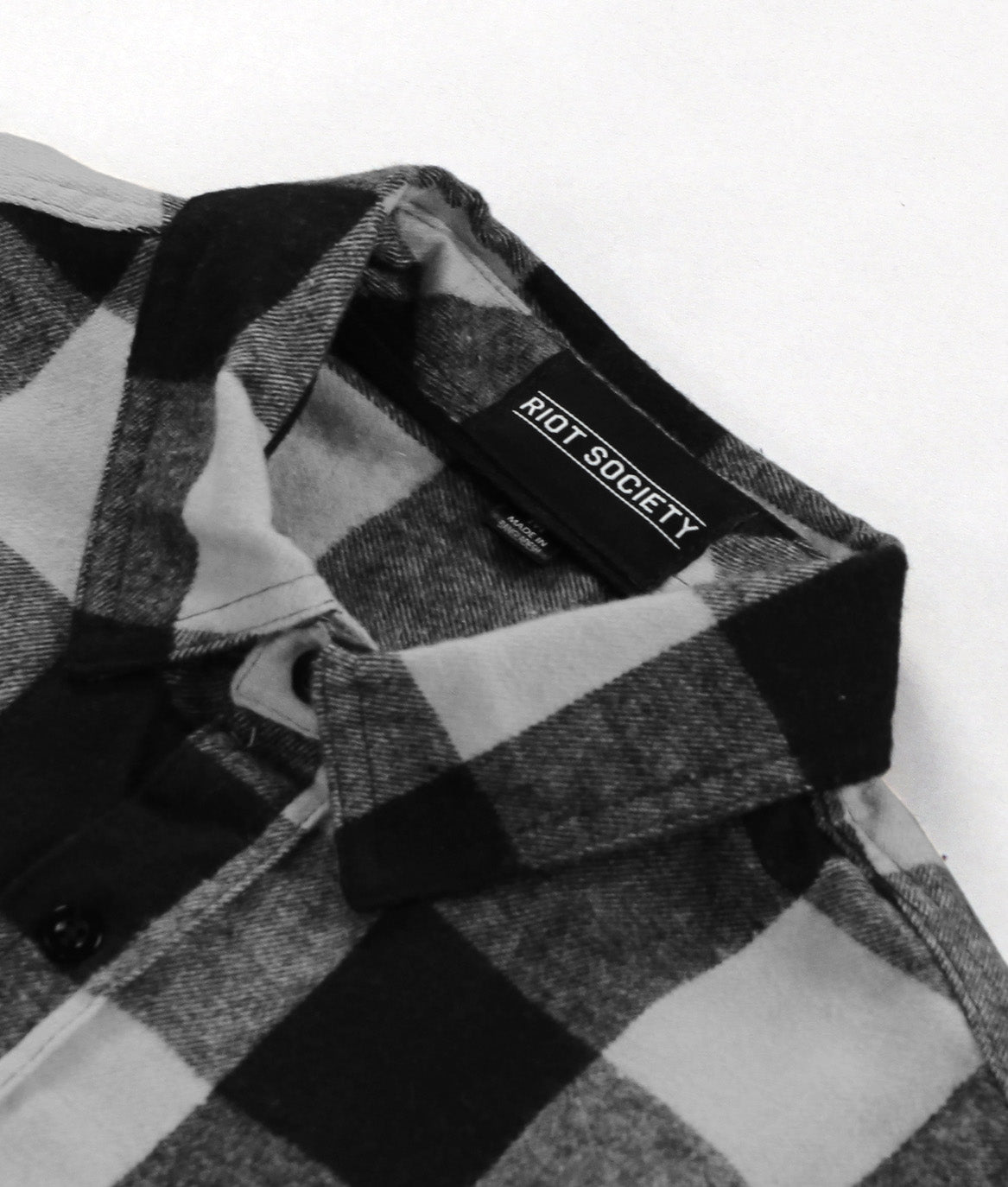 Peanuts Snoopy LA Chill Embroidered Mens Flannel Shirt - - Riot Society