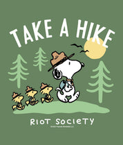 Peanuts Snoopy Take a Hike Boyfriend Tee - - Riot Society