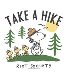 Peanuts Snoopy Take a Hike Boyfriend Tee - - Riot Society