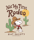 Peanuts Not My First Rodeo Mens T-Shirt - - Riot Society