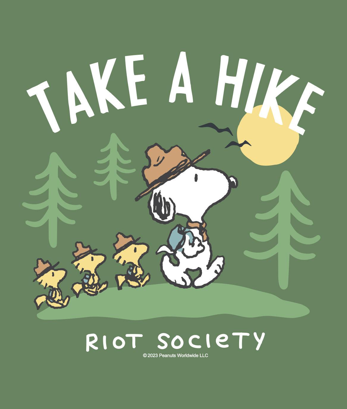 Peanuts Snoopy Take a Hike Mens T-Shirt - - Riot Society