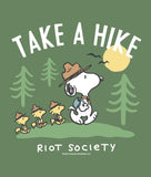 Peanuts Snoopy Take a Hike Mens T-Shirt - - Riot Society