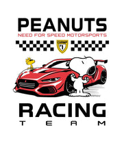 Peanuts Snoopy & Woodstock Racing Team Mens T-Shirt - - Riot Society
