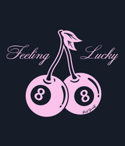 Cherries 8 Ball Feeling Lucky Womens Hoodie - - Riot Society