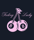 Cherries 8 Ball Feeling Lucky Womens Hoodie - - Riot Society