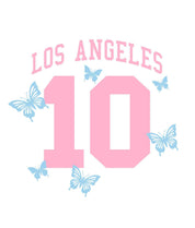 Los Angeles Butterfly Puff Boyfriend Tee - - Riot Society