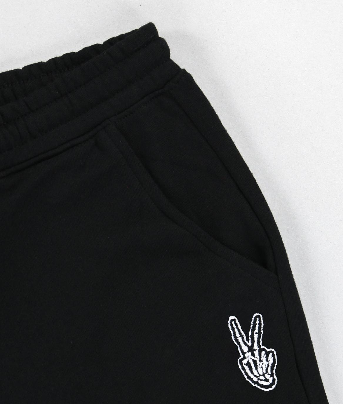 Skeleton Peace Embroidered Unisex Joggers - - Riot Society