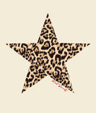 Leopard Star Boyfriend Tee - - Riot Society