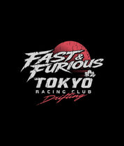 Fast & Furious Tokyo Racing Club Mens T-Shirt - Black - - Riot Society