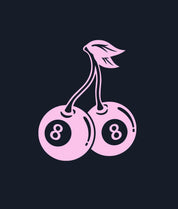 Cherries 8 Ball Feeling Lucky Womens Hoodie - - Riot Society