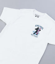 King Kong King of the Waves Heavyweight Boxy Mens T-Shirt - White - - Riot Society