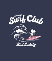 Peanuts Snoopy's Surf Club Puff Boyfriend Tee - - Riot Society