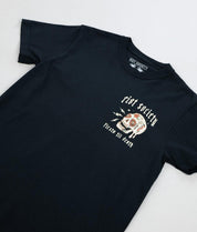Fiesta Til Death Skull Distressed Mens T-Shirt - - Riot Society
