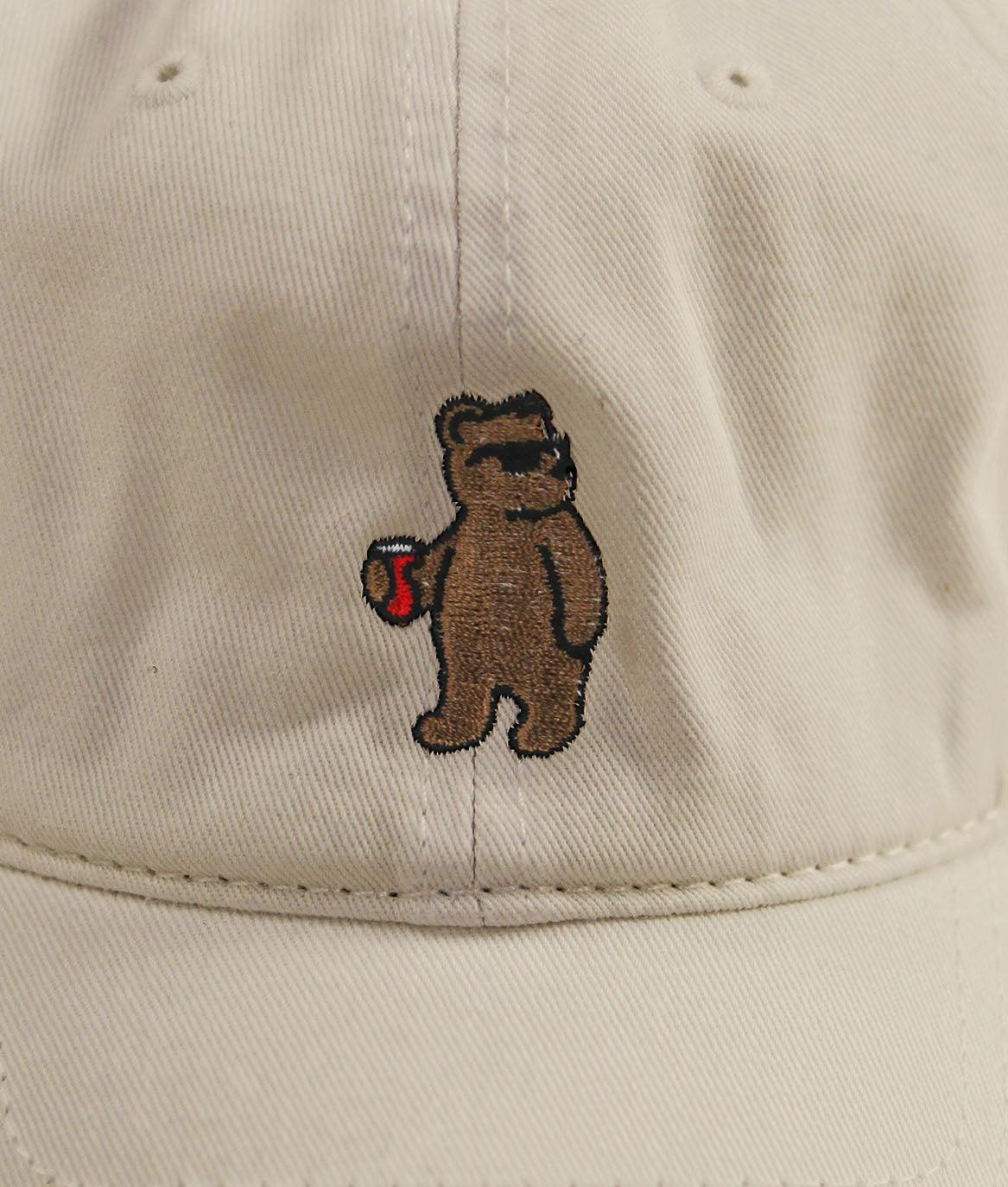 Riot Bear Embroidered Womens Dad Hat - - Riot Society