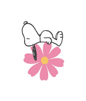 Peanuts Snoopy's Flower Market Puff Boyfriend Tee - - Riot Society