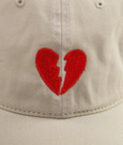 Broken Heart Embroidered Dad Hat - - Riot Society