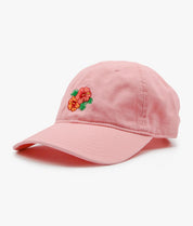 Hibiscus Embroidered Dad Hat - - Riot Society