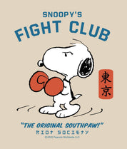 Peanuts Snoopy's Fight Club Mens Long Sleeve T-Shirt - - Riot Society