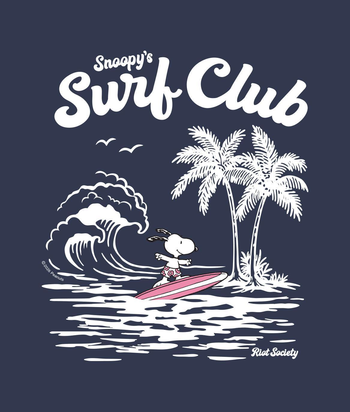 Peanuts Snoopy's Surf Club Puff Womens Matching Set - - Riot Society