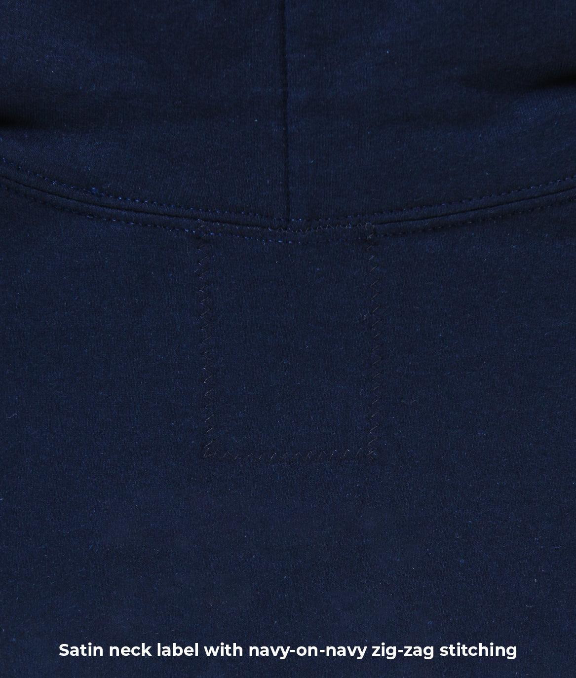 Tiger Cherry Blossoms Puff Womens Hoodie - Navy - - Riot Society