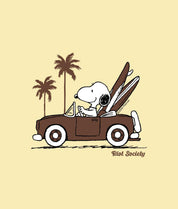 Peanuts Snoopy Gone Surfing Puff Womens Matching Set - - Riot Society