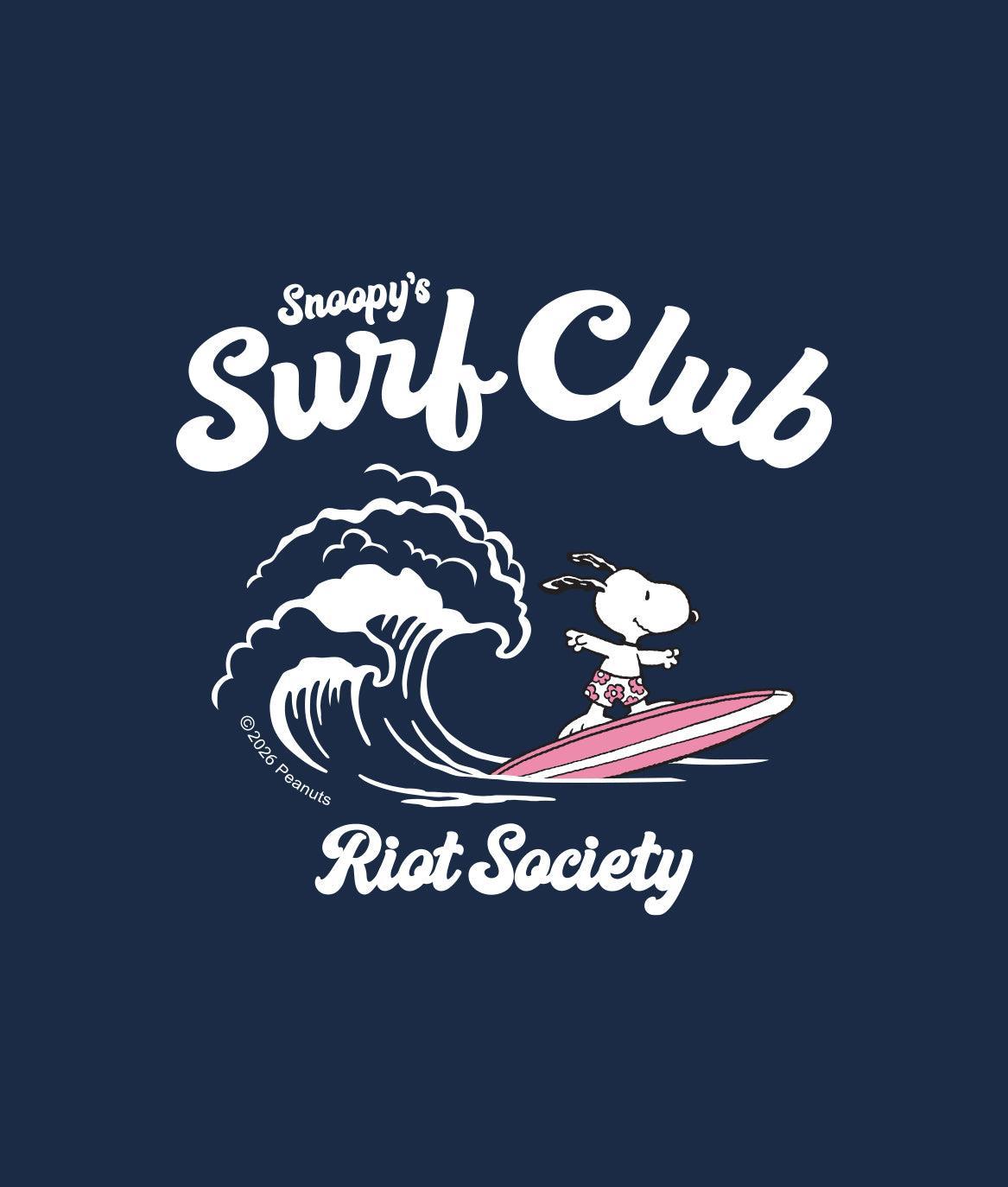 Peanuts Snoopy's Surf Club Puff Womens Matching Set - - Riot Society