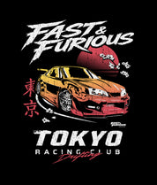 Fast & Furious Tokyo Racing Club Boys Tee - Black