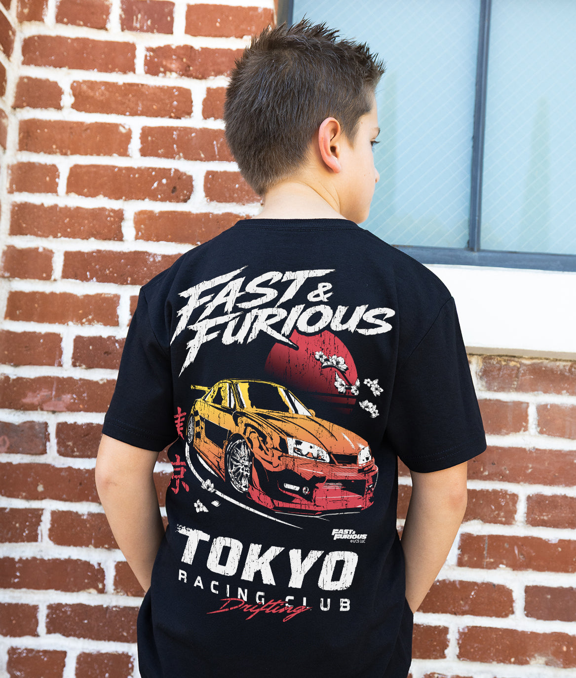 Fast & Furious Tokyo Racing Club Boys Tee - Black