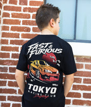 Fast & Furious Tokyo Racing Club Boys Tee - Black