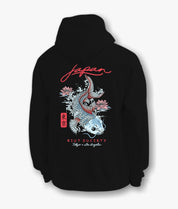 Japan Koi Lotus Kids Hoodie