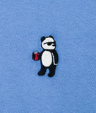 Panda Bear Embroidered Mens T-Shirt