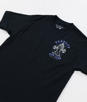 Reaper Deadlift Gym Club Heavyweight Boxy Mens T-Shirt - Jet Black