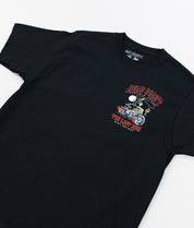 Rodeo Reaper Dead Coast Heavyweight Boxy Mens T-Shirt - Jet Black
