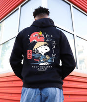 Peanuts Snoopy & Woodstock Samurai Mens Hoodie - - Riot Society