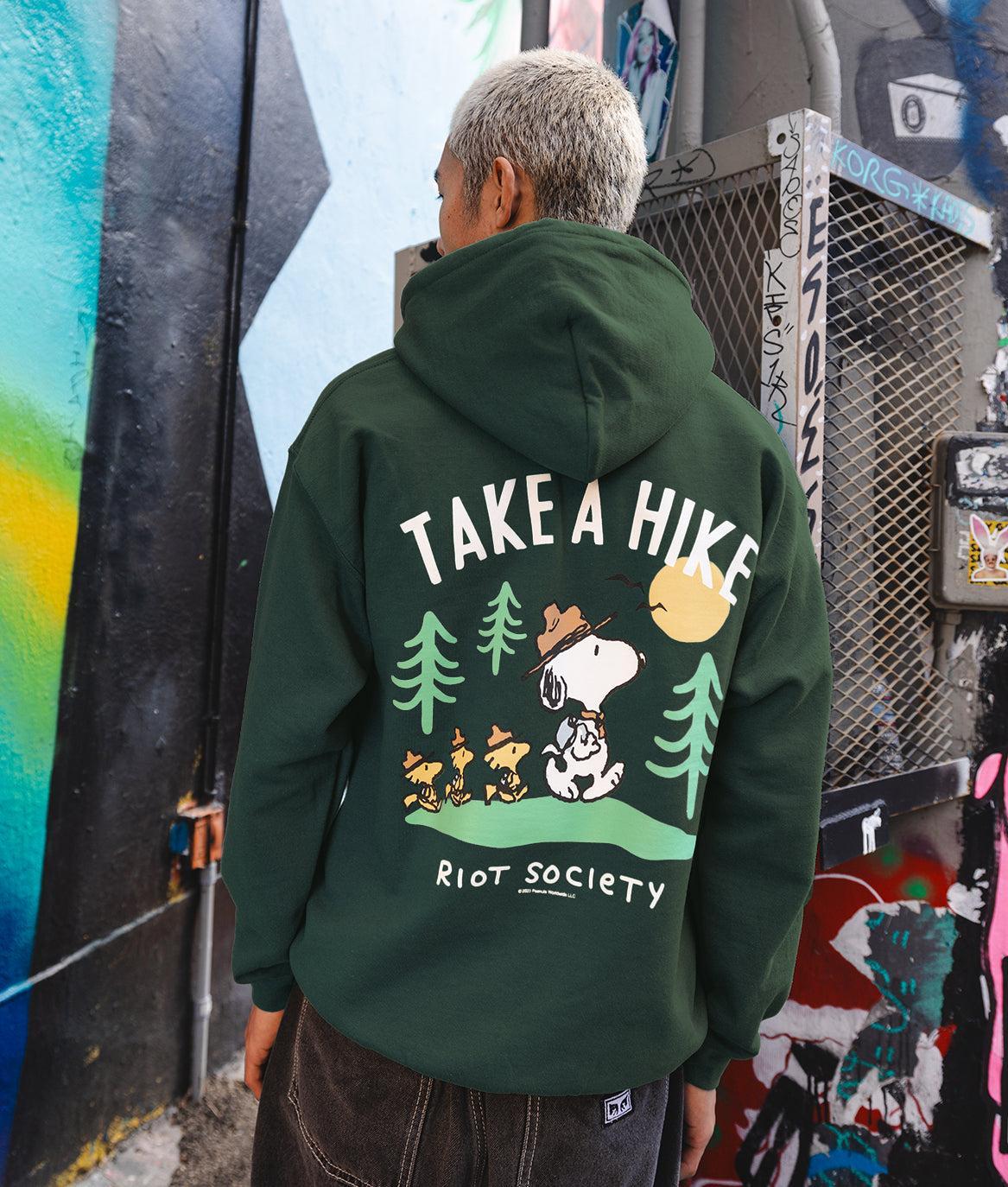 Peanuts Snoopy Take a Hike Mens Hoodie - - Riot Society