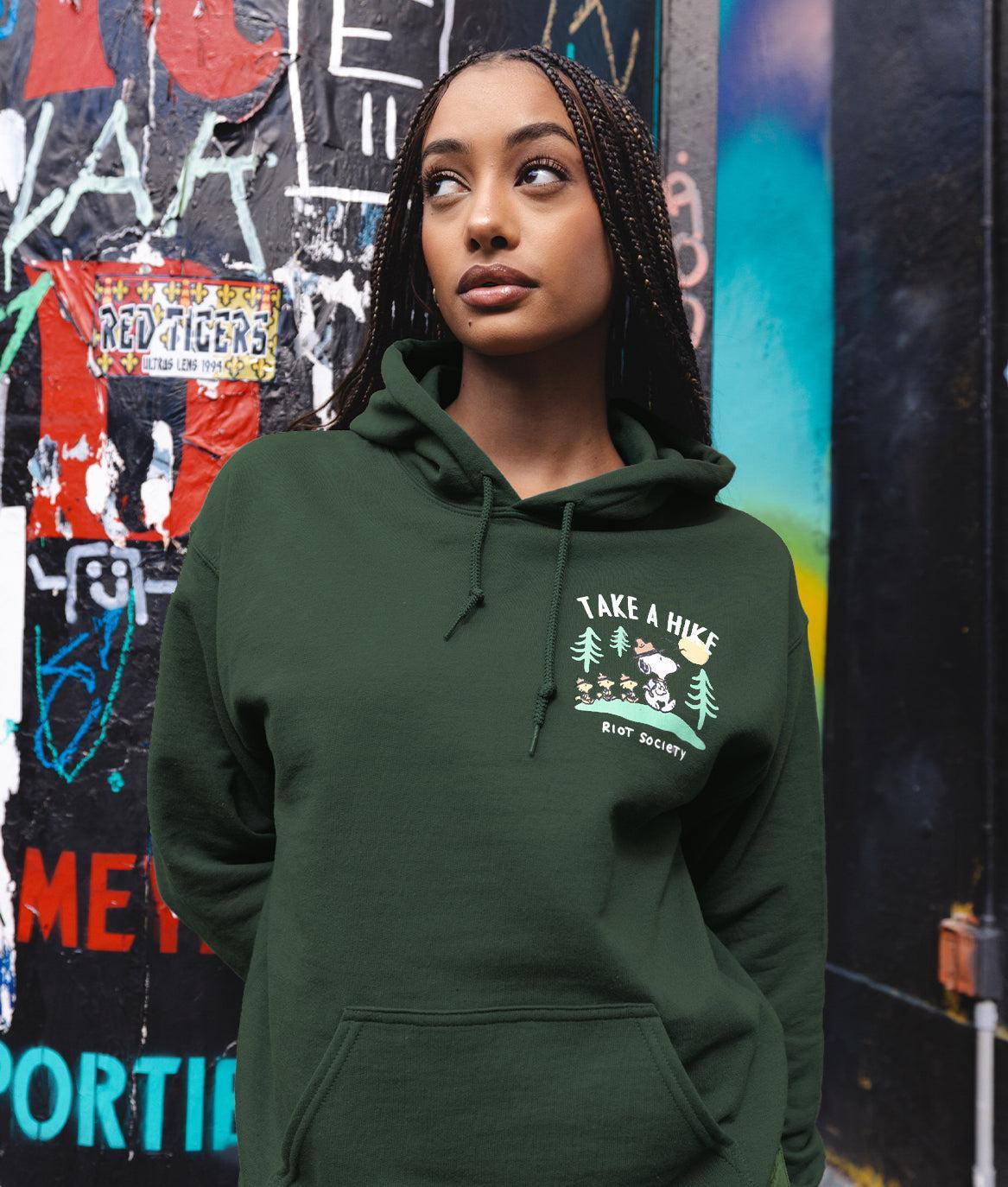Peanuts Snoopy Take a Hike Womens Hoodie - - Riot Society