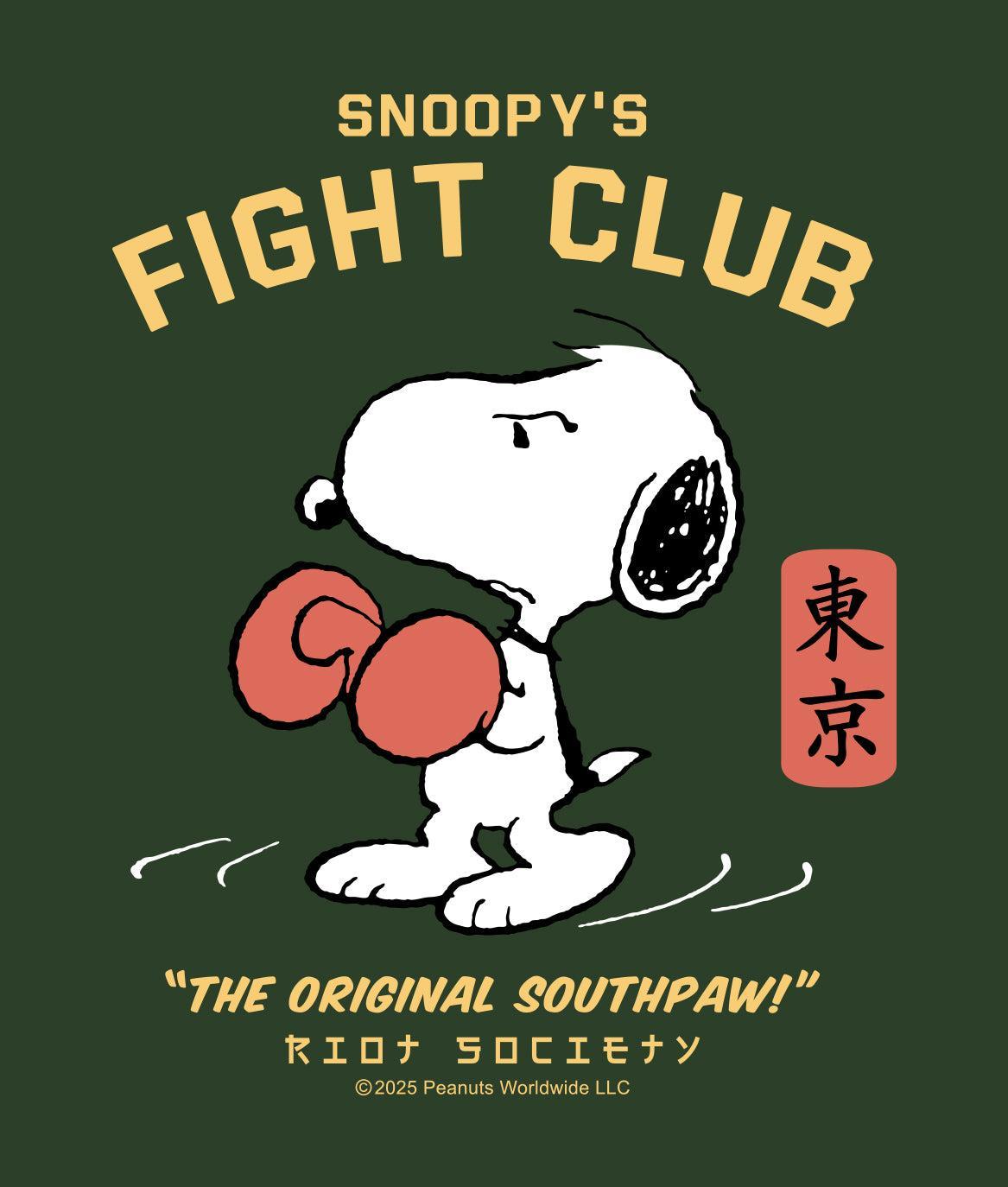 Peanuts Snoopy's Fight Club Womens Hoodie - - Riot Society