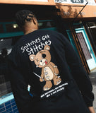 Dro x Riot Society Snitches Get Stitches Mens Long Sleeve T-Shirt - S - Riot Society